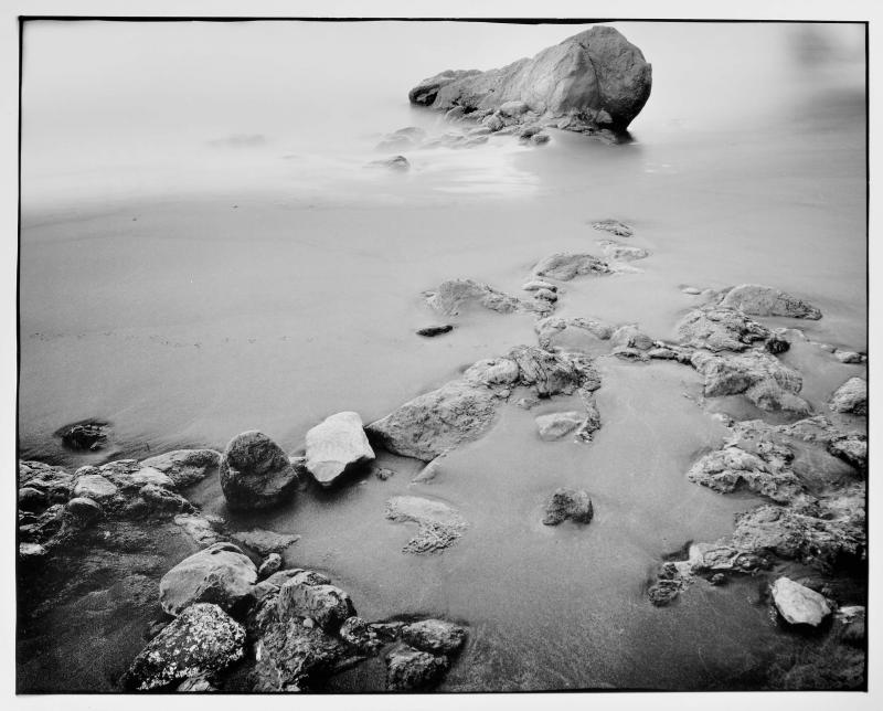 Black Beach, black & white photographie, Gomera, Silvergelatine Print