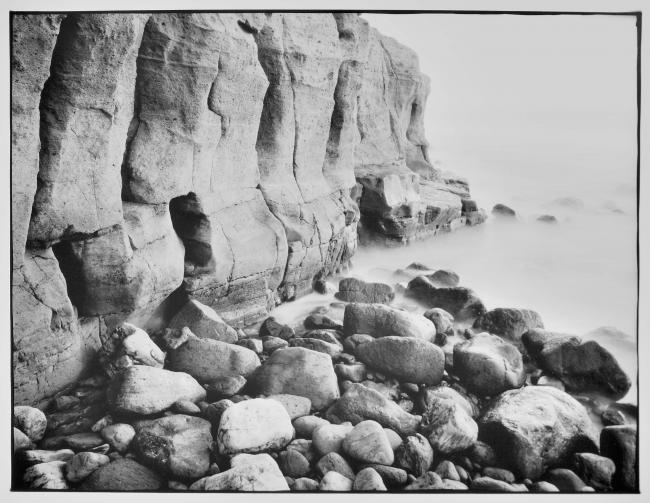 Cran Canaria coast print silvergelatine black and white photography